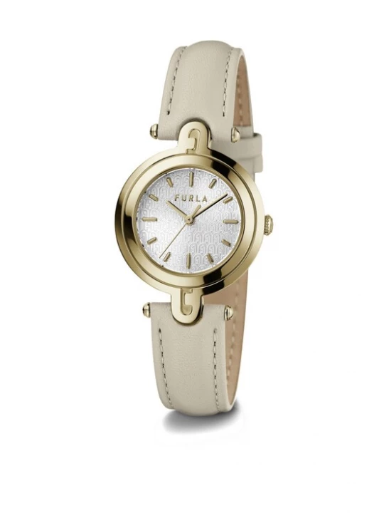 Foto van product FURLA Analoog horloge 'Arch-Bar' beige / goud / offwhite