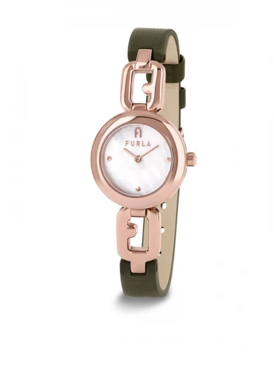 Foto van product FURLA Analoog horloge 'ARCO' goud / donkergroen
