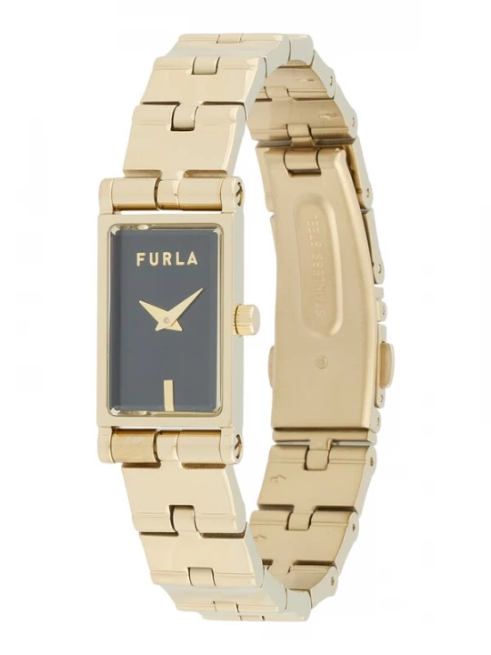 Foto van product FURLA Analoog horloge 'Baguette' goud / zwart