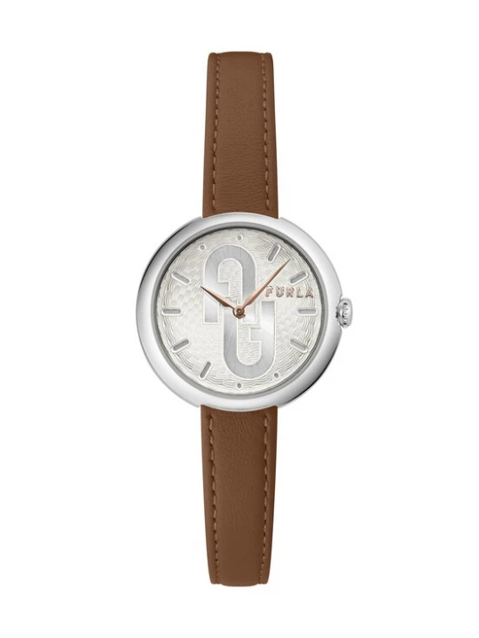Foto van product FURLA Analoog horloge 'Cosy' bruin / zilver / wit