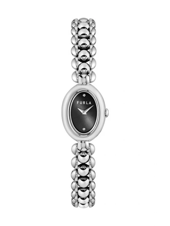Foto van product FURLA Analoog horloge 'Delizia' zwart / zilver