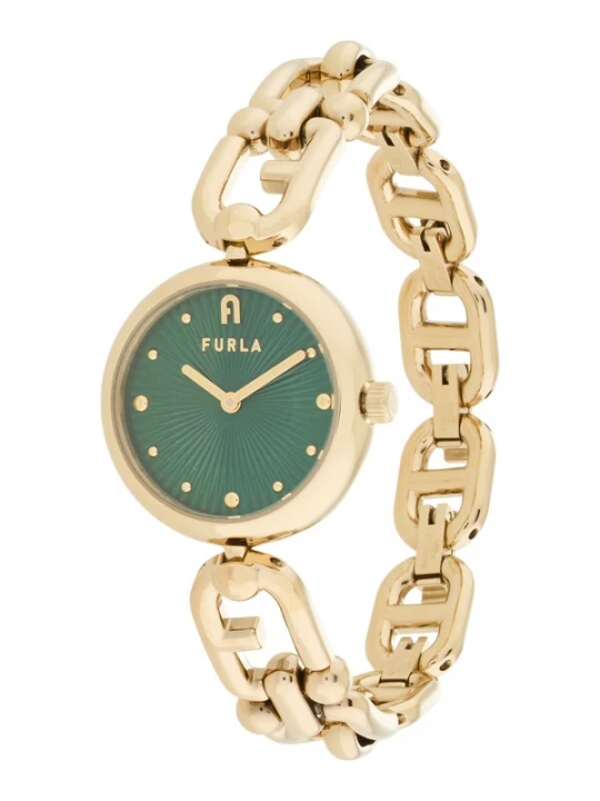 Foto van product FURLA Analoog horloge goud / smaragd