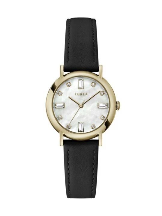 Foto van product FURLA Analoog horloge goud / zwart / offwhite