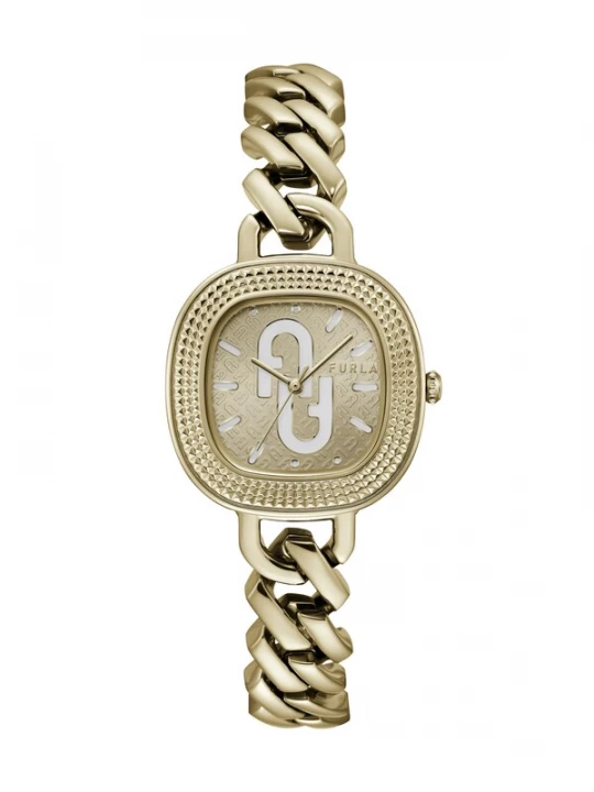 Foto van product FURLA Analoog horloge 'TV SHAPE' goud / transparant / wit