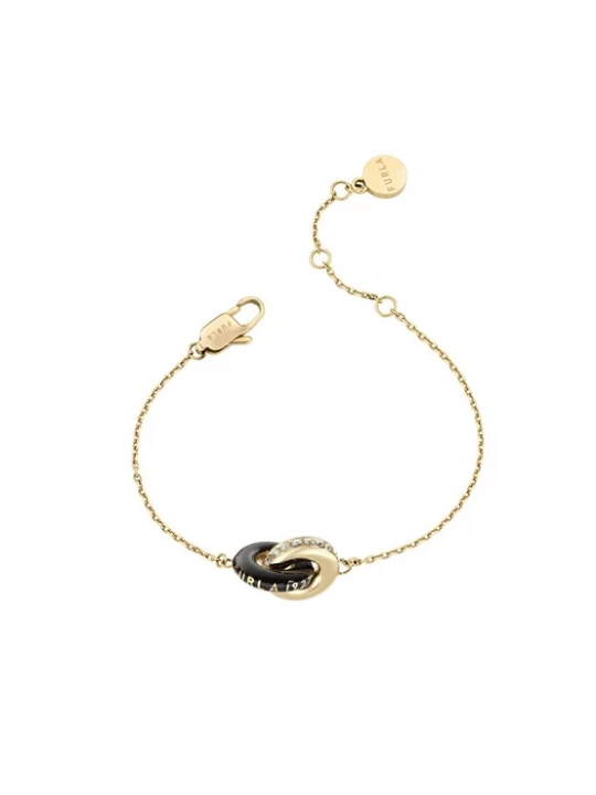 Foto van product Furla Jewellery Armband '1927' goud / zwart / transparant