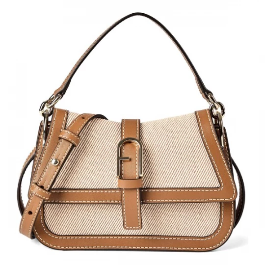 Foto van product FURLA Schoudertas 'Flow' beige / cognac