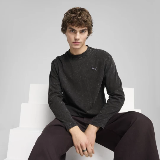 Foto van product FUTURE.PUMA.ARCHIVE Relaxed Dye uniseks T-shirt, Zwart