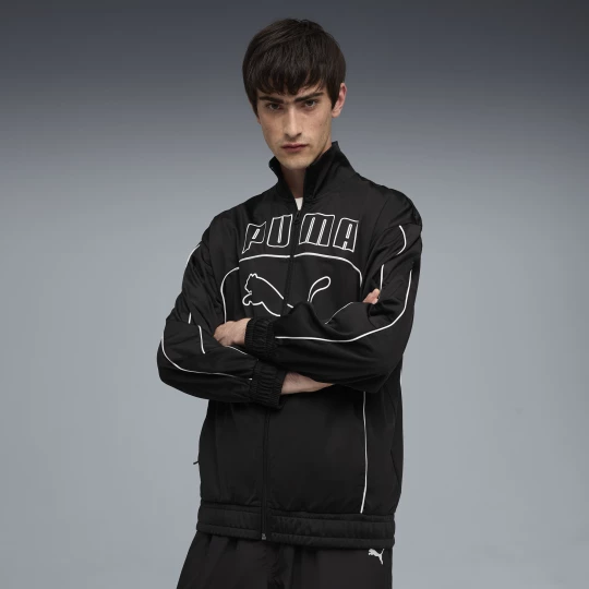 Foto van product FUTURE.PUMA.ARCHIVE relaxed uniseks trainingsjack, Zwart