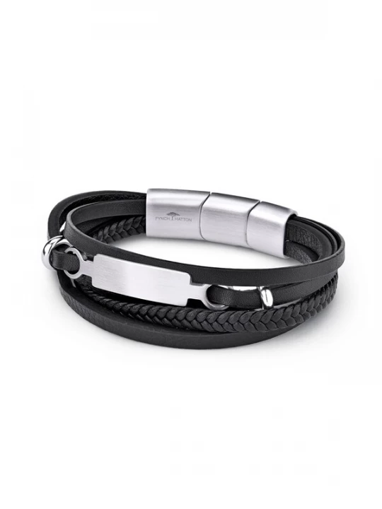 Foto van product FYNCH-HATTON Armband zwart / zilver