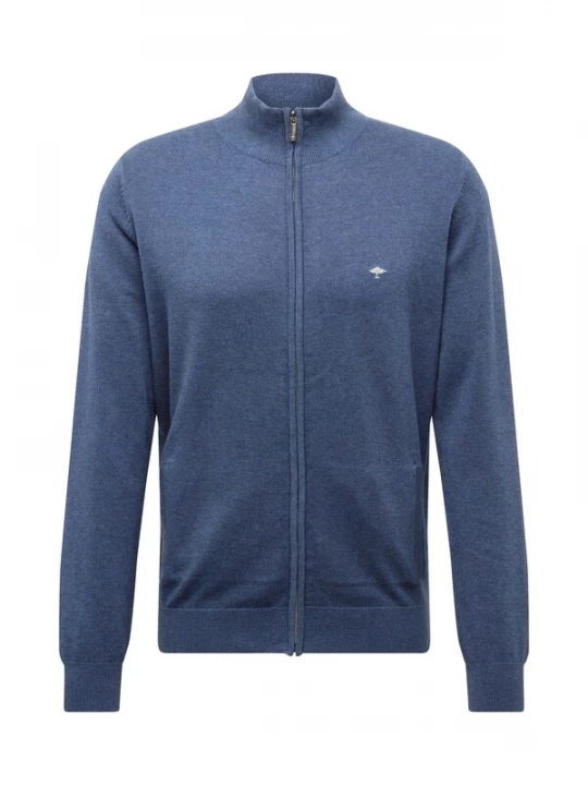 Foto van product FYNCH-HATTON Gebreid vest donkerblauw / wit