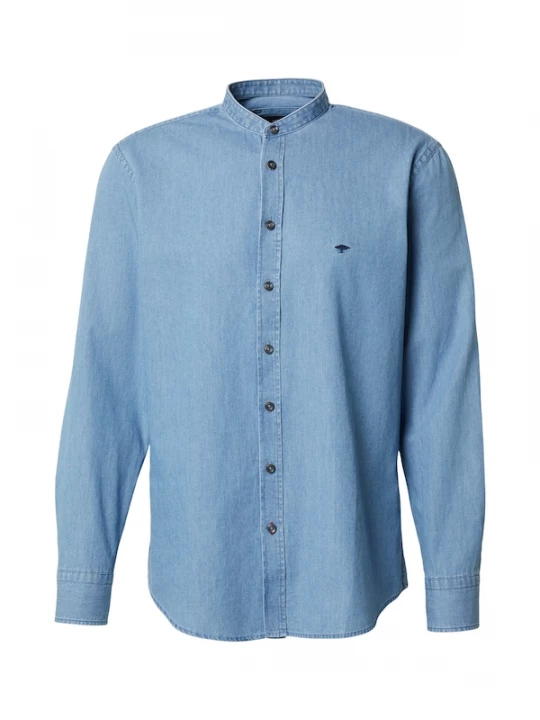 Foto van product FYNCH-HATTON Overhemd blauw denim