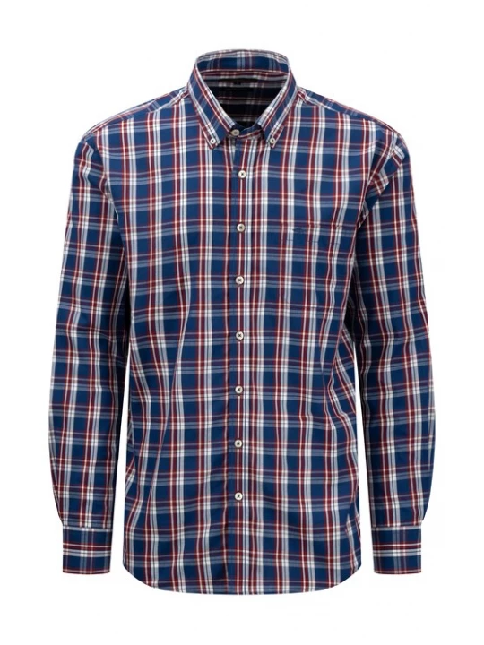 Foto van product FYNCH-HATTON Overhemd blauw / gemengde kleuren