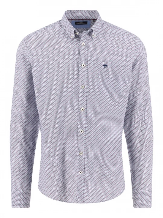 Foto van product FYNCH-HATTON Overhemd blauw / grijs / wit