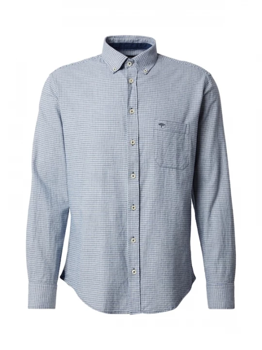 Foto van product FYNCH-HATTON Overhemd blauw / zwart / wit