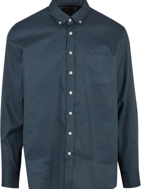 Foto van product FYNCH-HATTON Overhemd donkerblauw