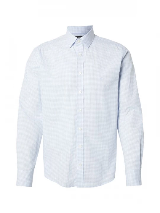 Foto van product FYNCH-HATTON Overhemd 'Essential Premium' blauw / wit
