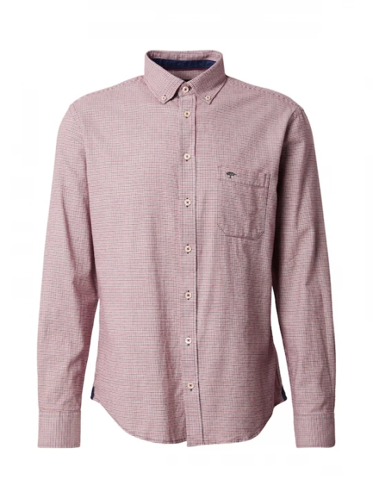 Foto van product FYNCH-HATTON Overhemd navy / rood / wit