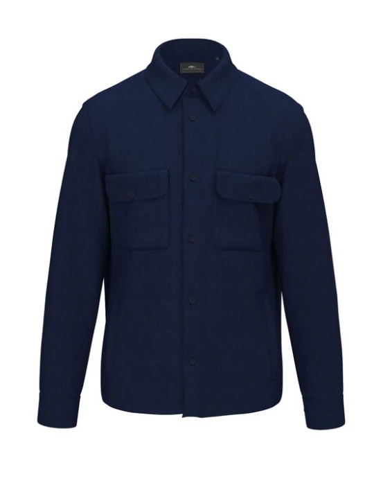 Foto van product FYNCH-HATTON Overhemd navy / wit