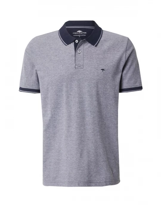 Foto van product FYNCH-HATTON Shirt navy / grijs gemêleerd
