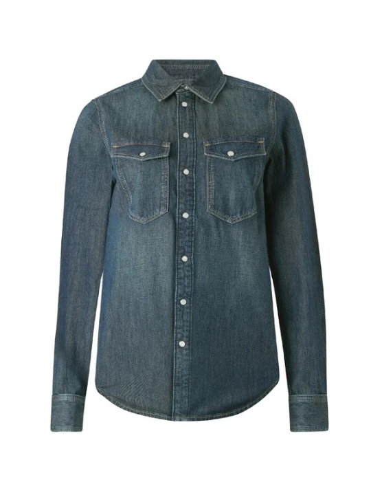 Foto van product G-STAR Blouse 'Eyben' blauw denim