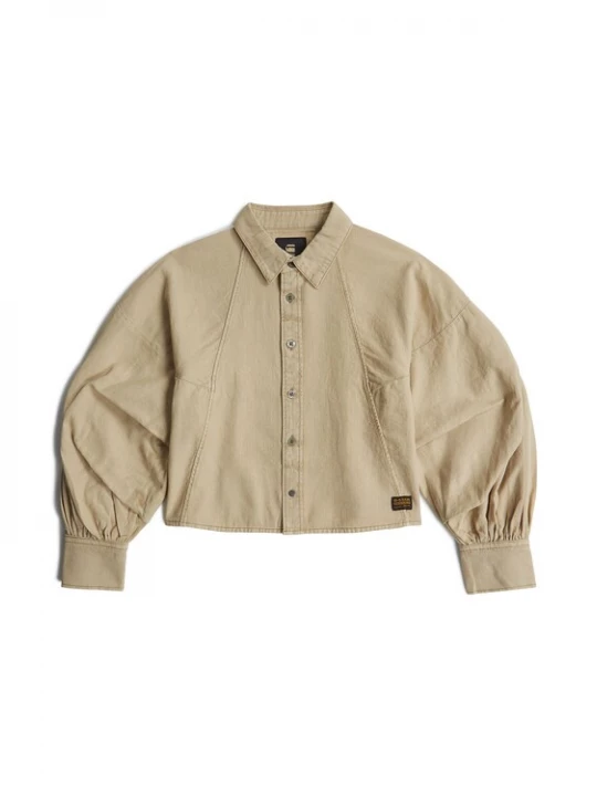 Foto van product G-STAR Blouse 'Macro Baloon' donkerbeige