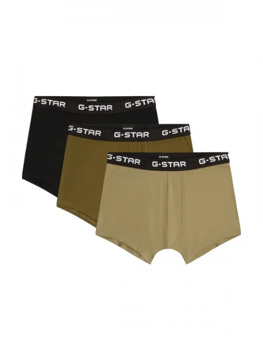 Foto van product G-STAR Boxershorts kaki / olijfgroen / zwart / wit