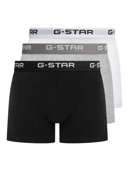 Foto van product G-STAR Boxershorts lichtgrijs / zwart / wit