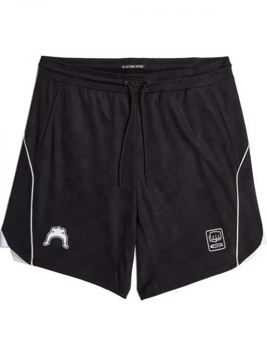 Foto van product G-STAR Broek 'Football' zwart / wit