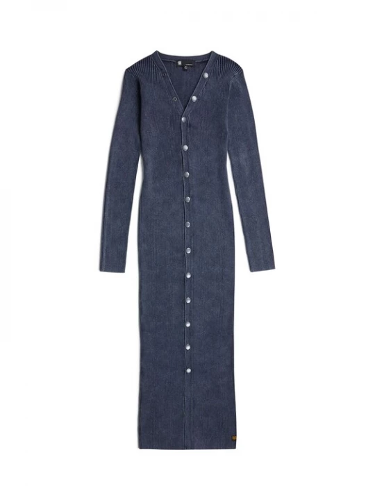Foto van product G-STAR Gebreide jurk 'Cardigan Dress' donkerblauw