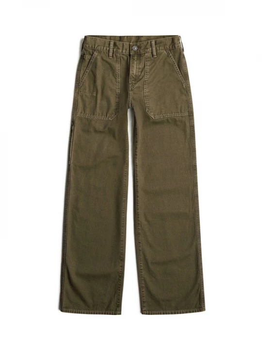 Foto van product G-STAR Jeans 'Judee Carpenter Loose Jeans' olijfgroen