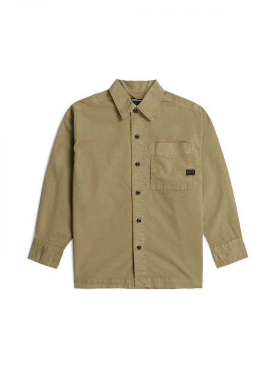 Foto van product G-STAR Overhemd 'Boys Boxy Fit Shirt' groen