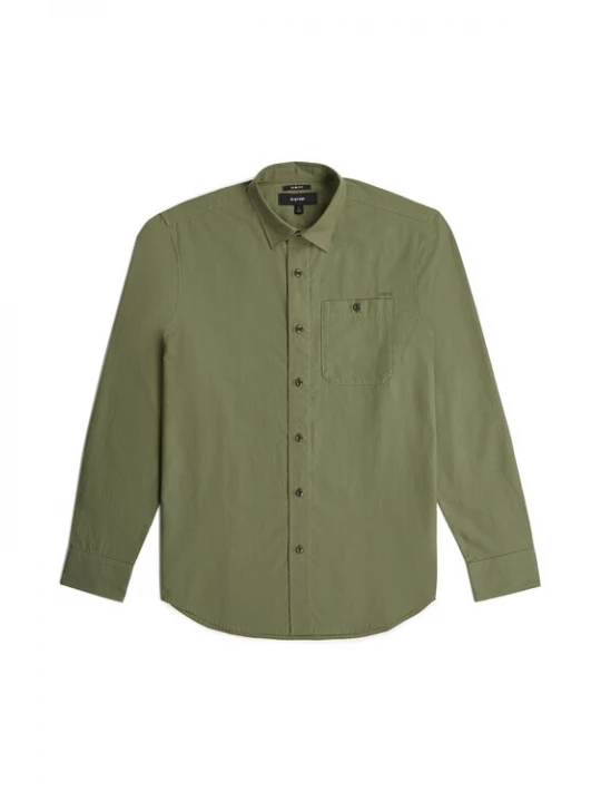 Foto van product G-STAR Overhemd 'Bristum 2.0 Slim Shirt' olijfgroen
