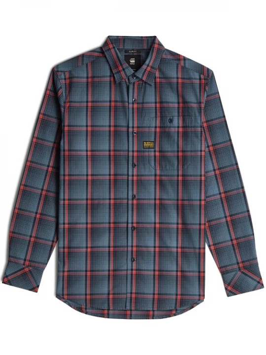 Foto van product G-STAR Overhemd 'Bristum' navy / rood