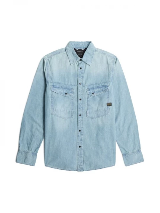 Foto van product G-STAR Overhemd 'Dakota Shirt Long Sleeve' lichtblauw