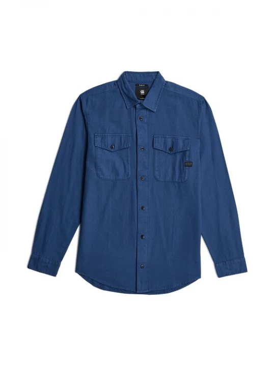 Foto van product G-STAR Overhemd 'Marine Slim Shirt' blauw
