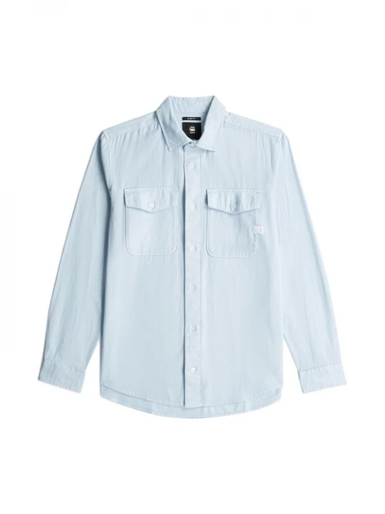 Foto van product G-STAR Overhemd 'Marine Slim Shirt' lichtblauw