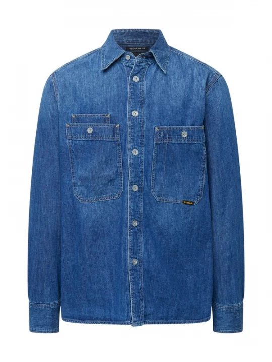 Foto van product G-STAR Overhemd 'Nimes' blauw denim