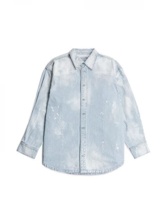 Foto van product G-STAR Oversized shirt lichtblauw / wit