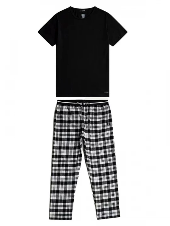 Foto van product G-STAR Pyjama lang zwart / wit