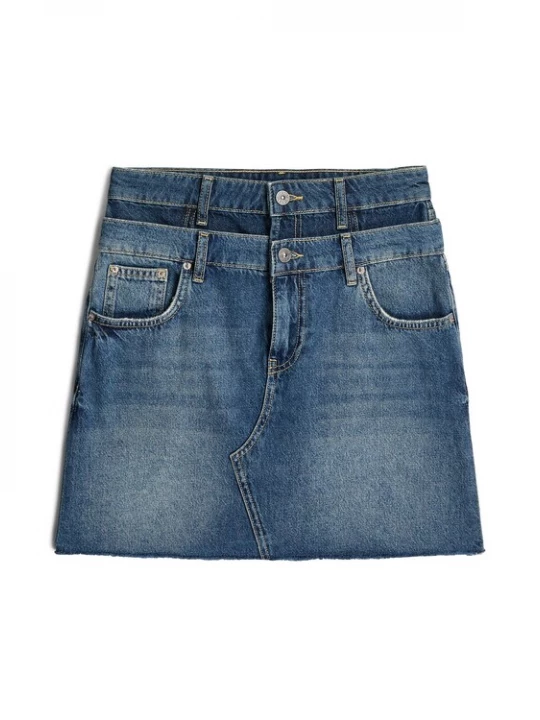 Foto van product G-STAR Rok blauw denim