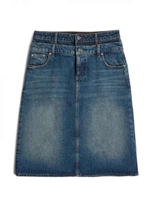 Foto van product G-STAR Rok blauw denim