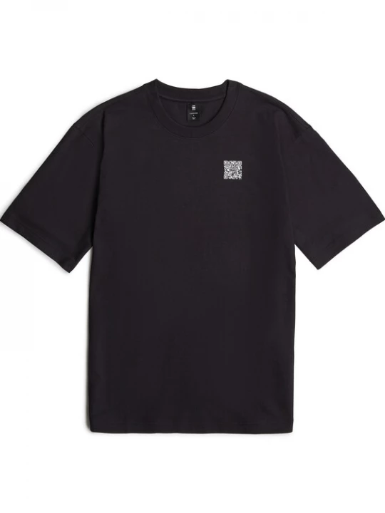 Foto van product G-STAR Shirt 'Boxy' zwart / wit