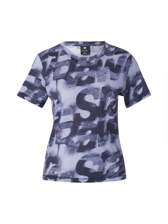 Foto van product G-STAR Shirt duifblauw / zwart