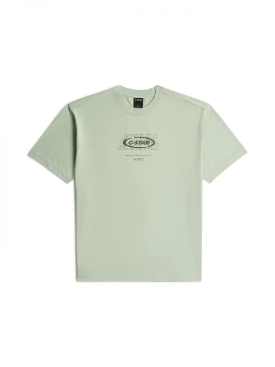 Foto van product G-STAR Shirt 'Hyper Graphic Relaxed T-Shirt' lichtgroen
