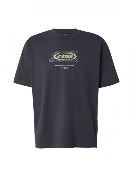 Foto van product G-STAR Shirt 'Hyper' ivoor / petrol