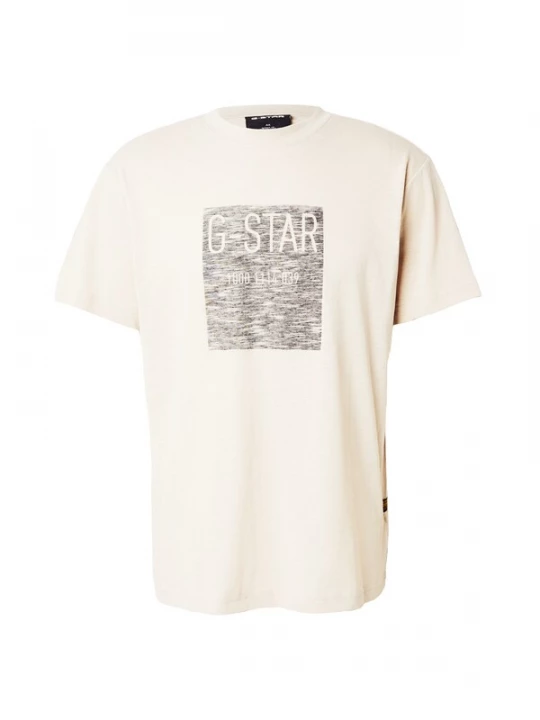Foto van product G-STAR Shirt 'Inside Out' crème / zwart gemêleerd
