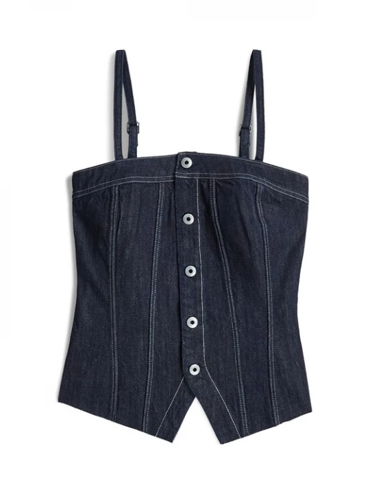 Foto van product G-STAR Shirt 'Kick Bustier Top' zwart
