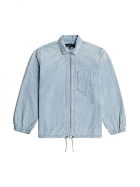 Foto van product G-STAR Shirt 'Relaxed Zip Shirt' blauw denim