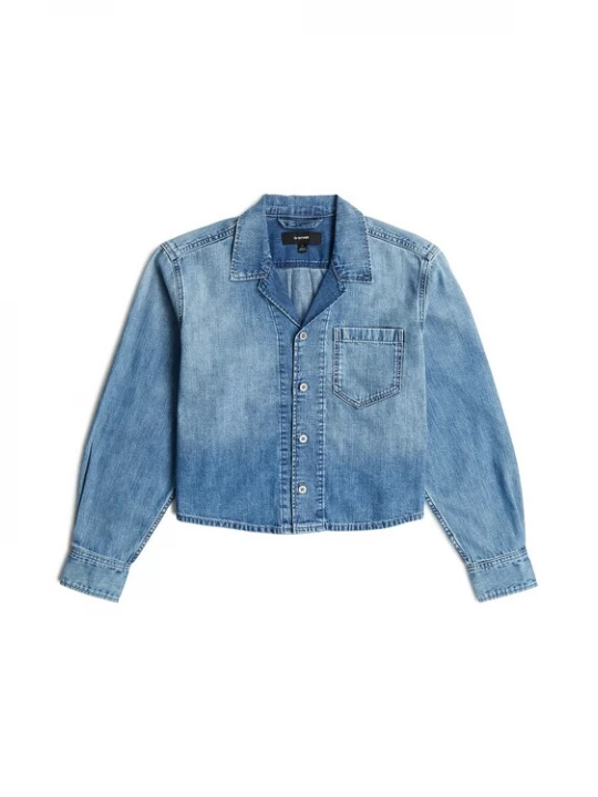 Foto van product G-STAR Shirt 'Resort Boxy Relaxed Shirt' blauw