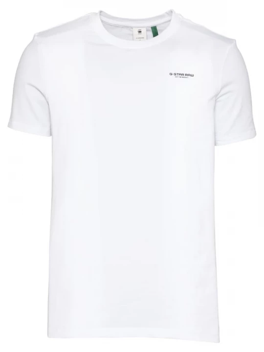 Foto van product G-STAR Shirt 'Slim Base T-Shirt' zwart / wit